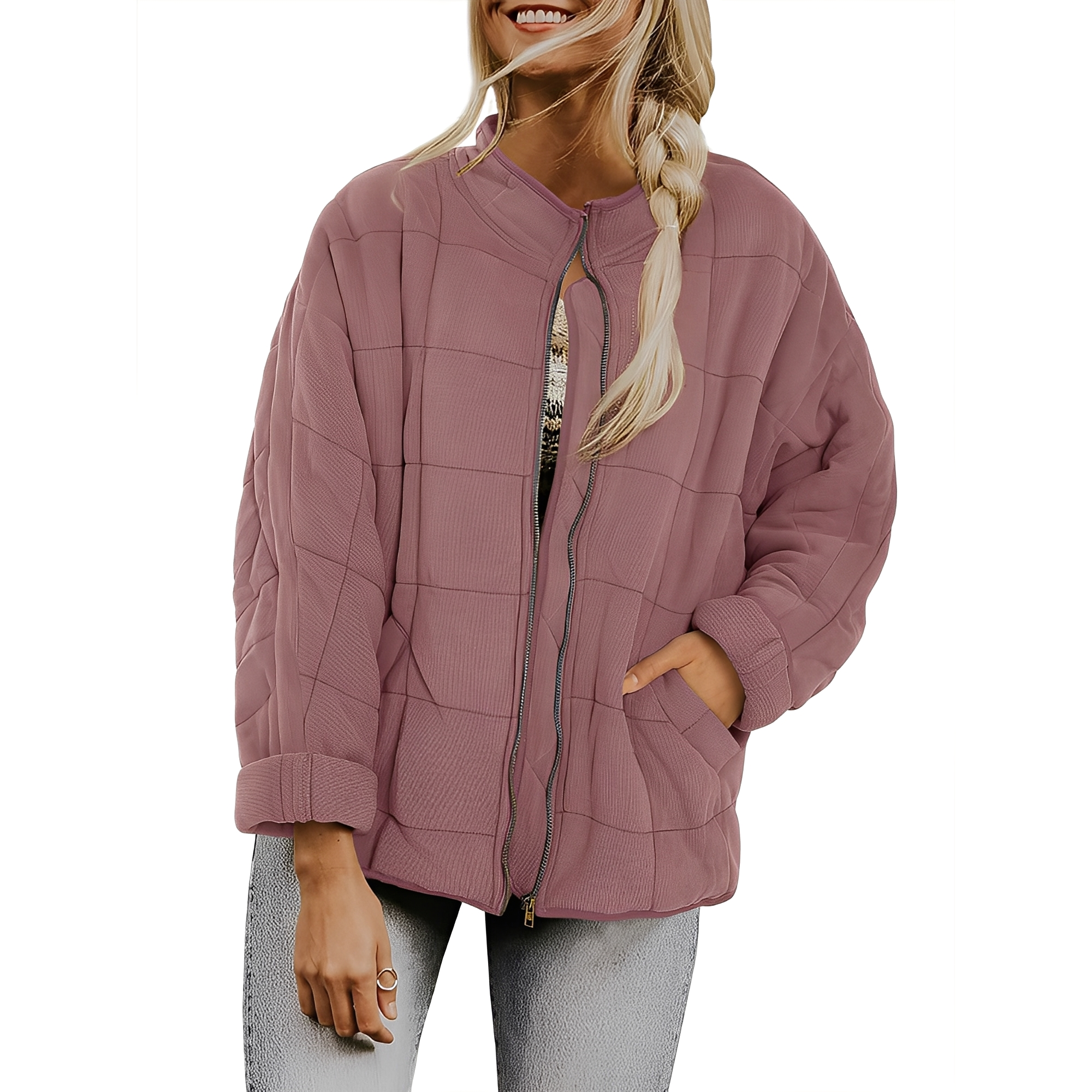 Luana - Casual Quilted Jacket with Pockets for Women