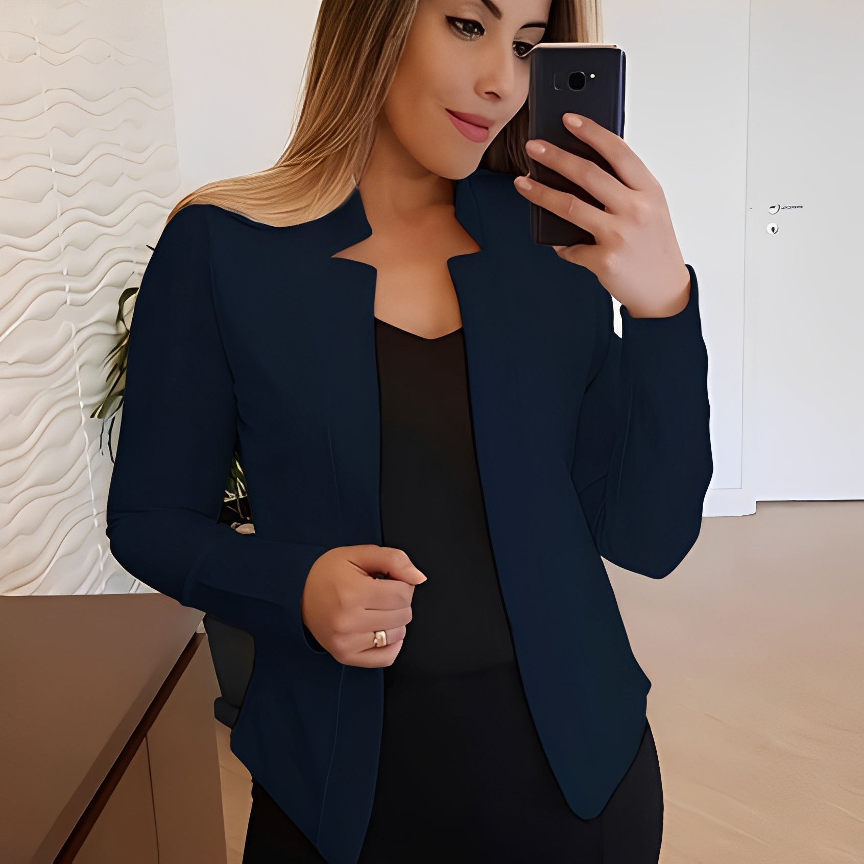 Marsha - Elegant Blazer with Notch Collar for Women