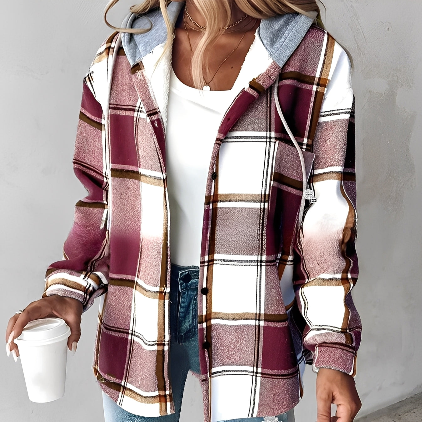 Briana - Women's Casual, Cozy Hooded Jacket