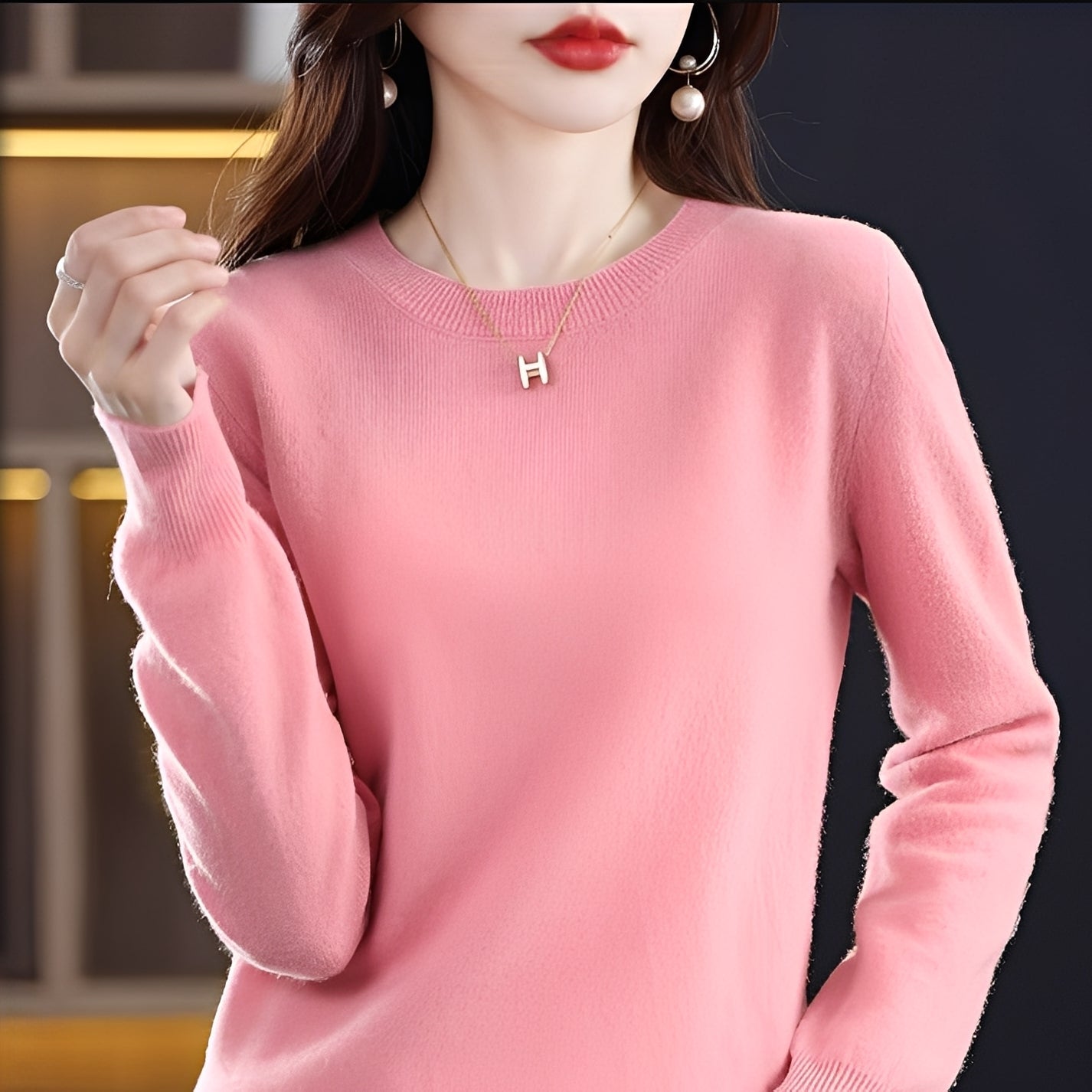 Julia - Stylish, Slim Wool Sweater for Women