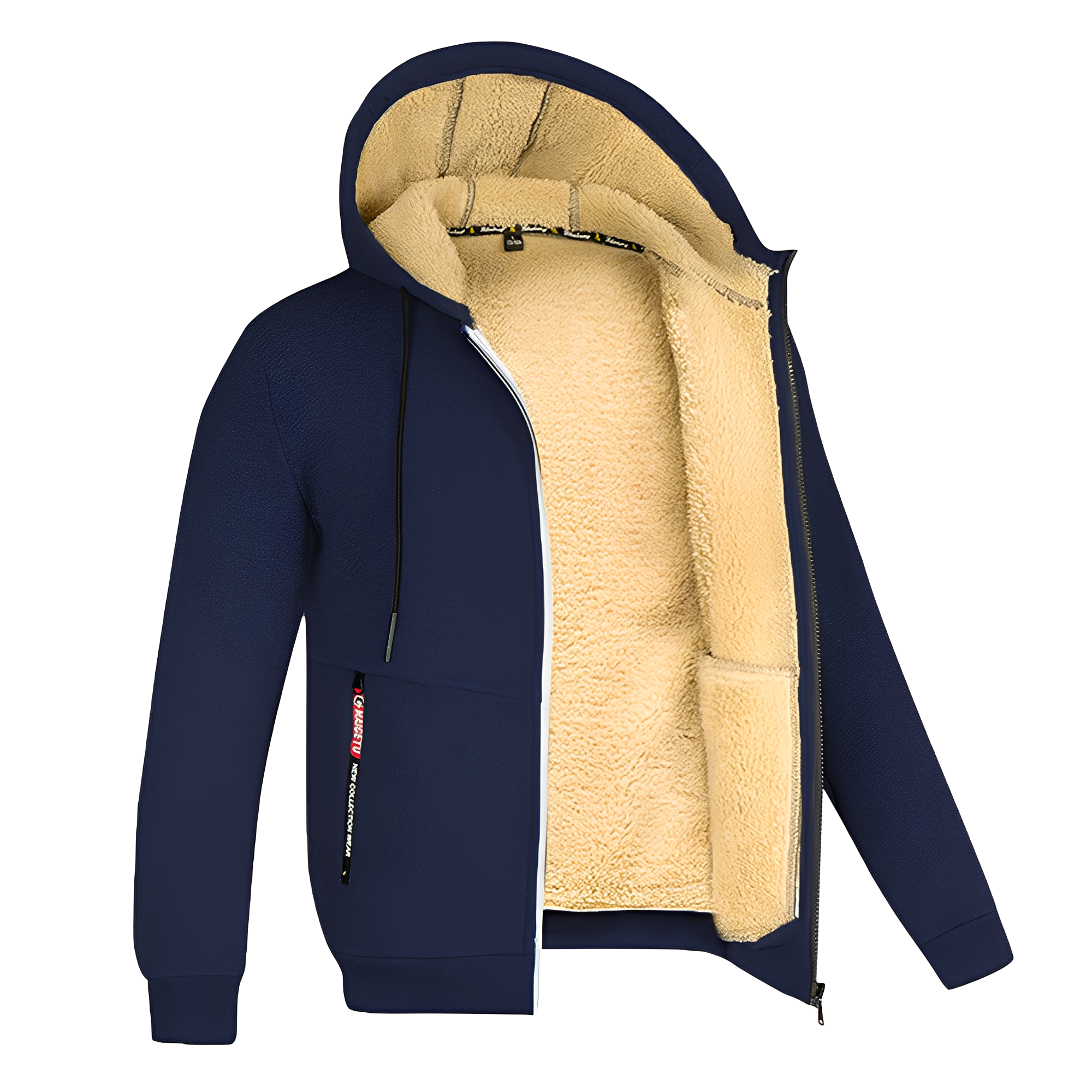 Davin - Men's Casual Hooded Fleece Jacket