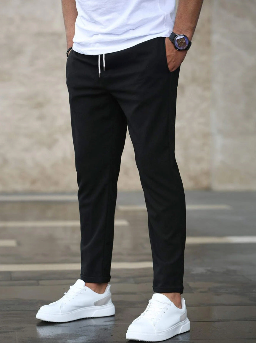 Allan - Men's Casual Slim Stretch Pants with Drawstring