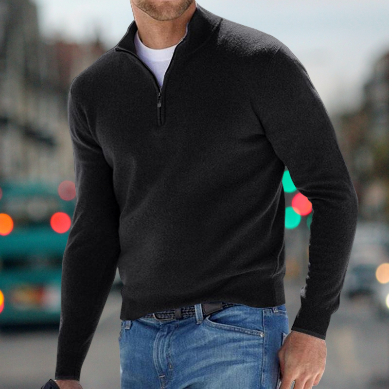 Carlo – Pullover with Zipper