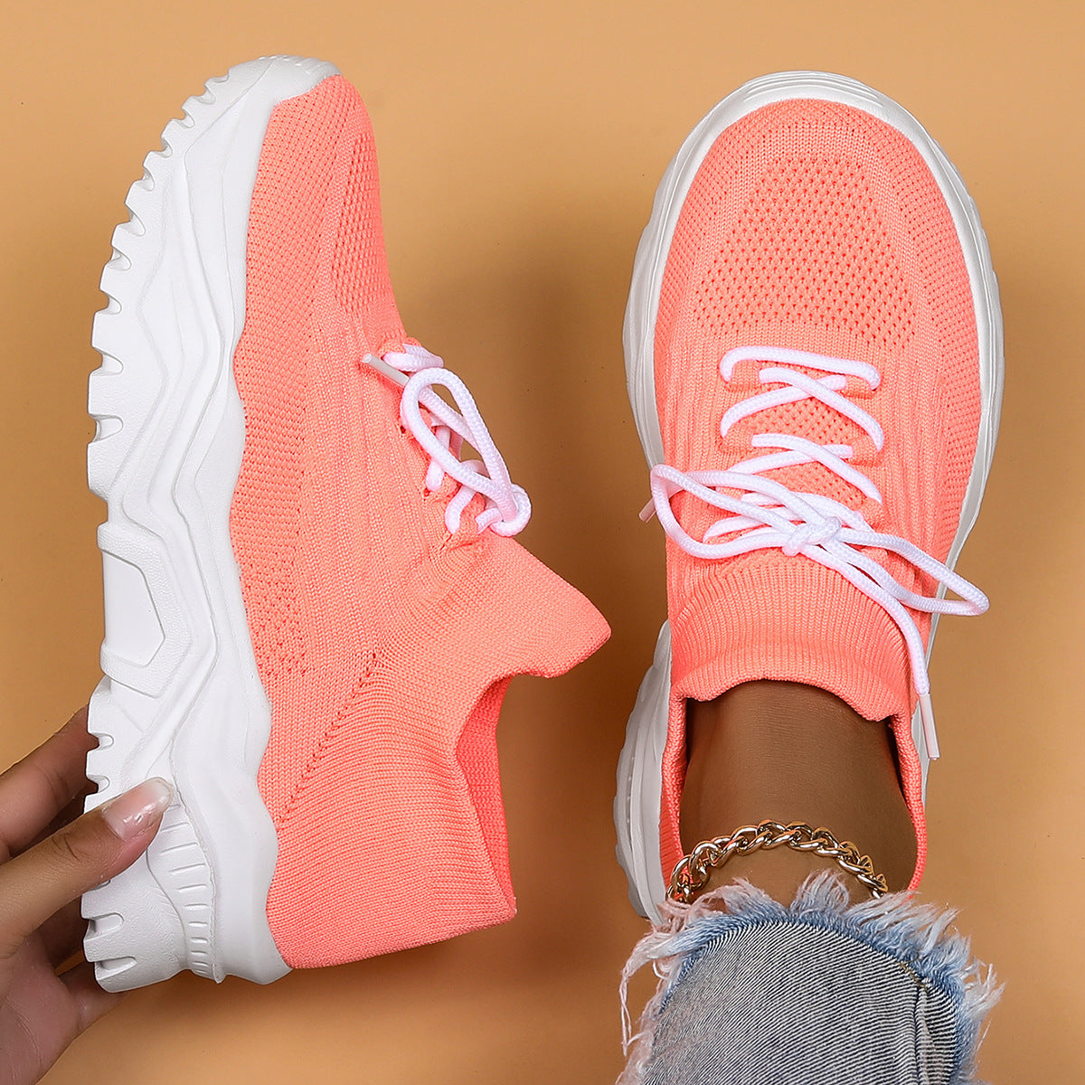 Wendi - Comfortable, Casual Fly Knit Shoes for Women