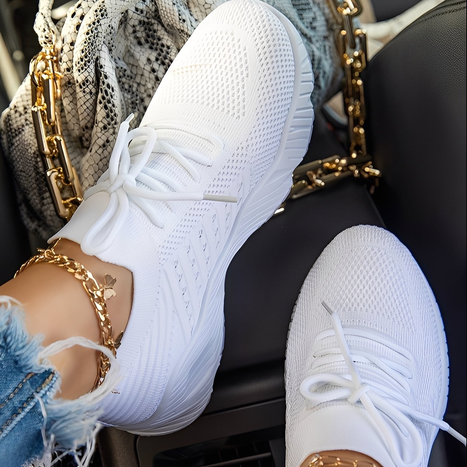 Eleanore - Women's Casual Shoes with Thick Rubber Soles