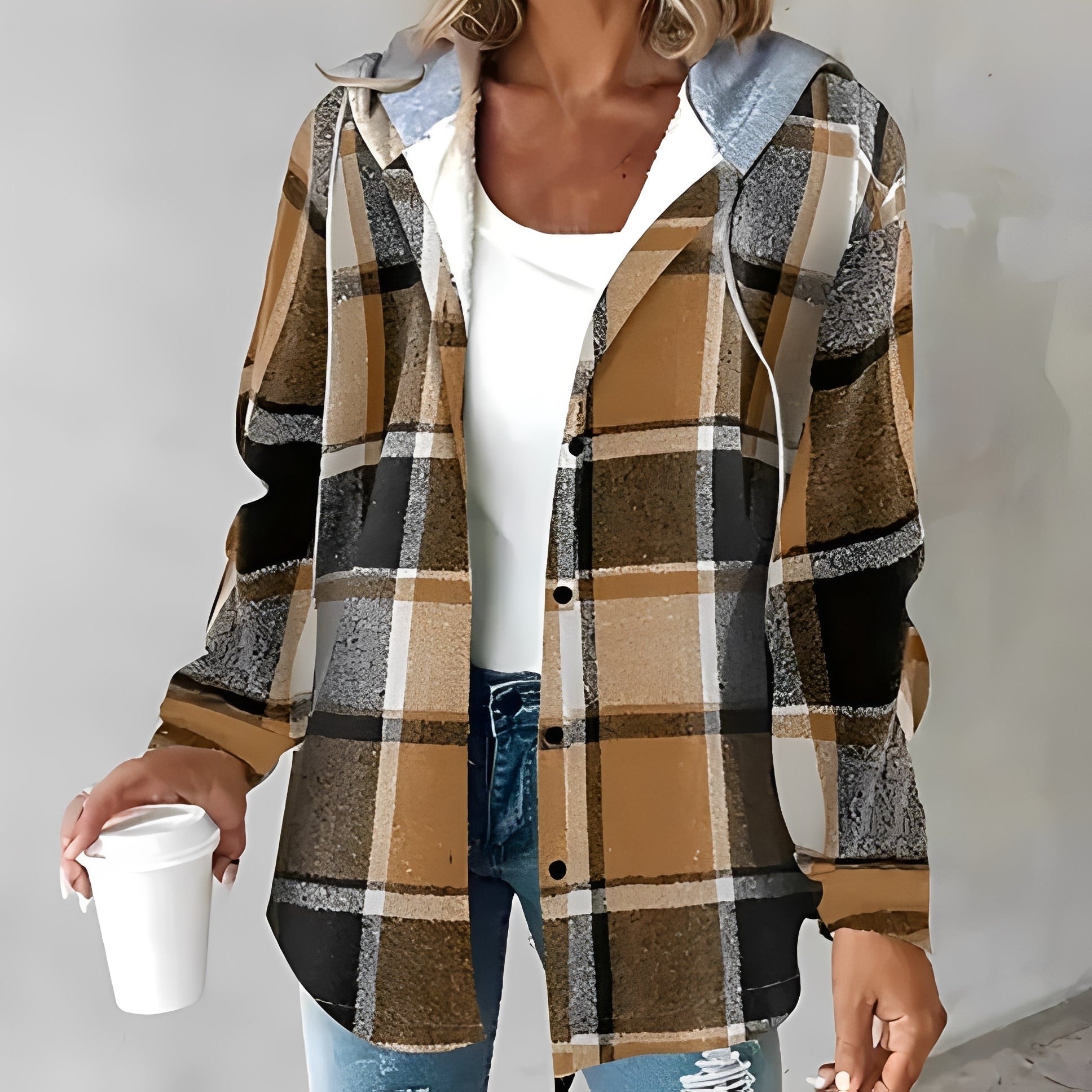 Briana - Women's Casual, Cozy Hooded Jacket