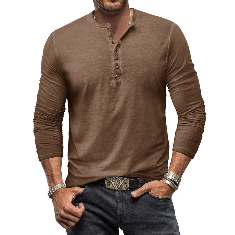 Clifford - Classic Washed Shirt with Buttons for Men