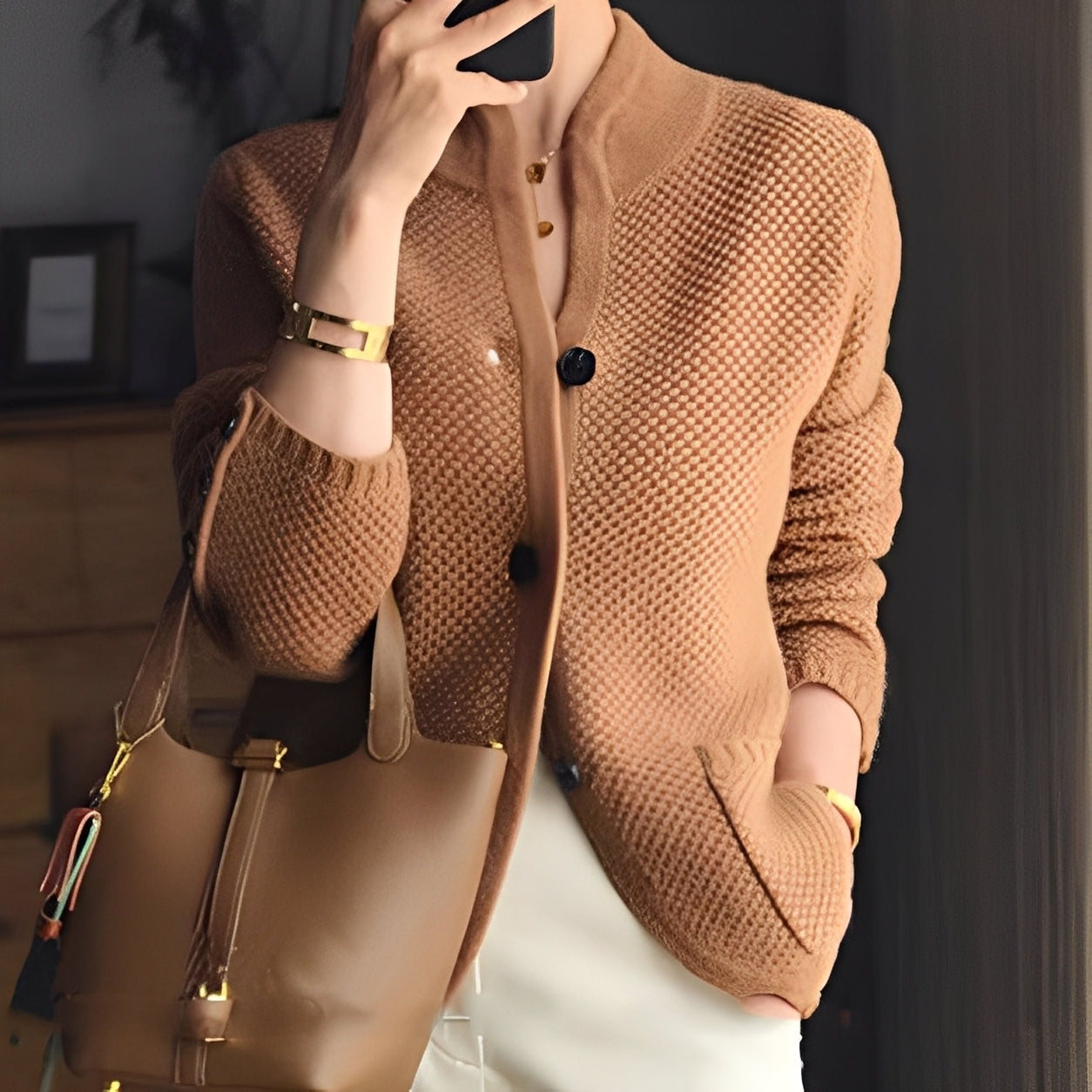 Madlyn - Women's Elegant Wool Knit Sweater