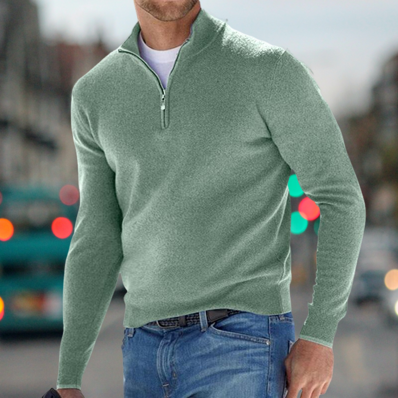 Carlo – Pullover with Zipper