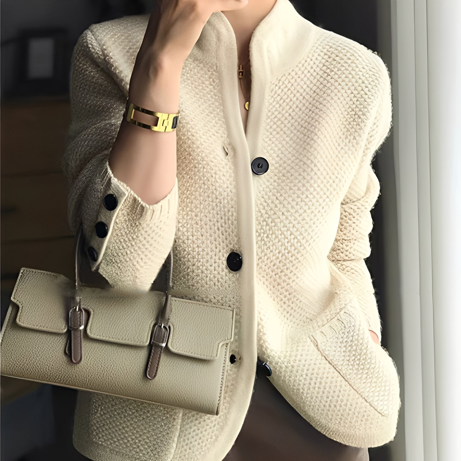 Madlyn - Women's Elegant Wool Knit Sweater