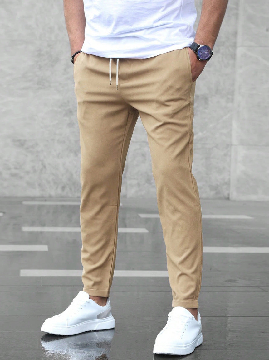 Allan - Men's Casual Slim Stretch Pants with Drawstring