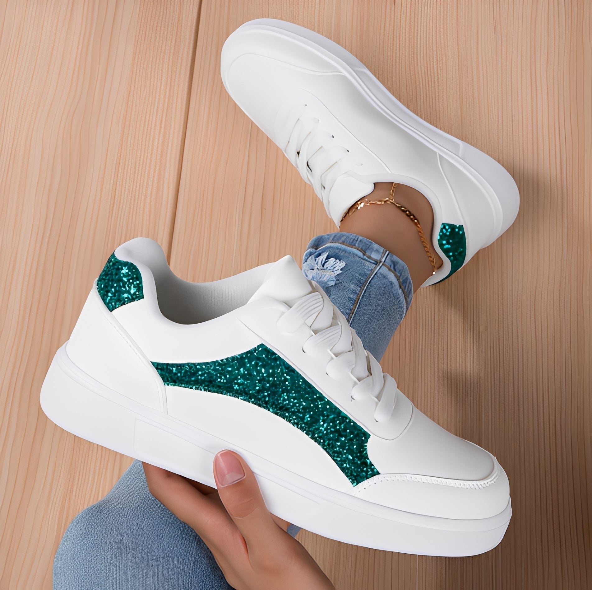 Rexanne - Stylish Sneakers Made of PU Leather for Women