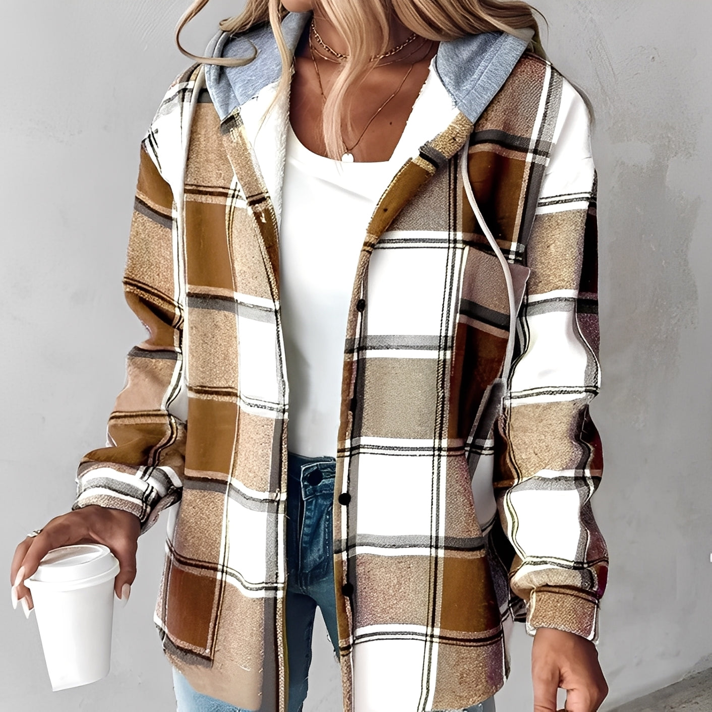 Briana - Women's Casual, Cozy Hooded Jacket