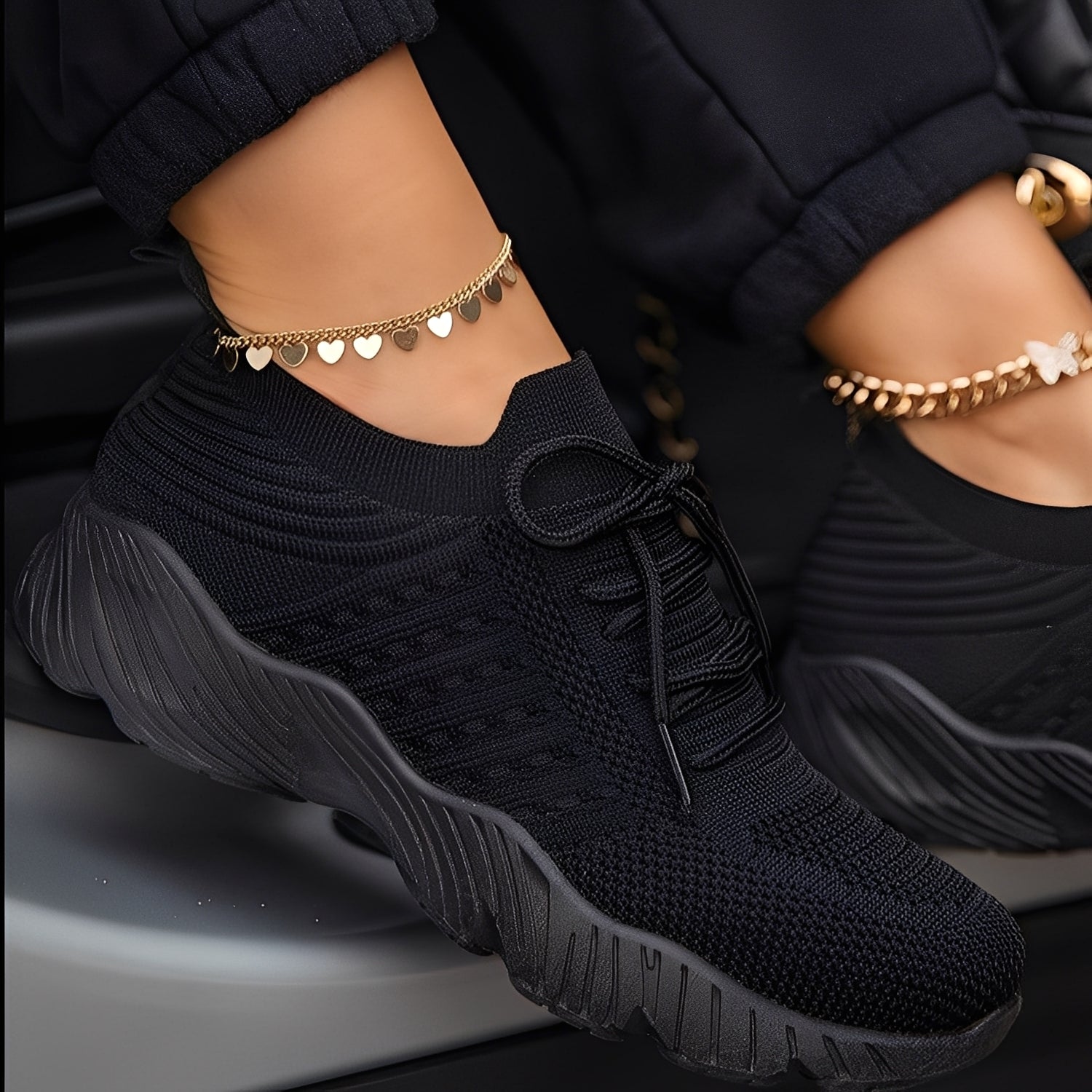 Eleanore - Women's Casual Shoes with Thick Rubber Soles