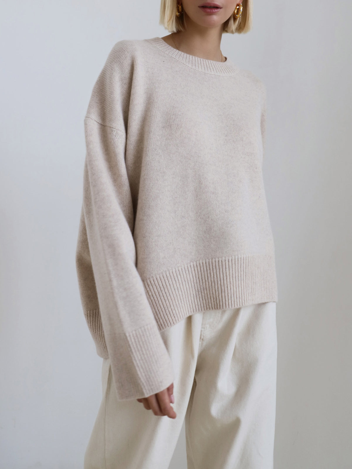 Amara – Oversized Pullover “Cotton Candy”