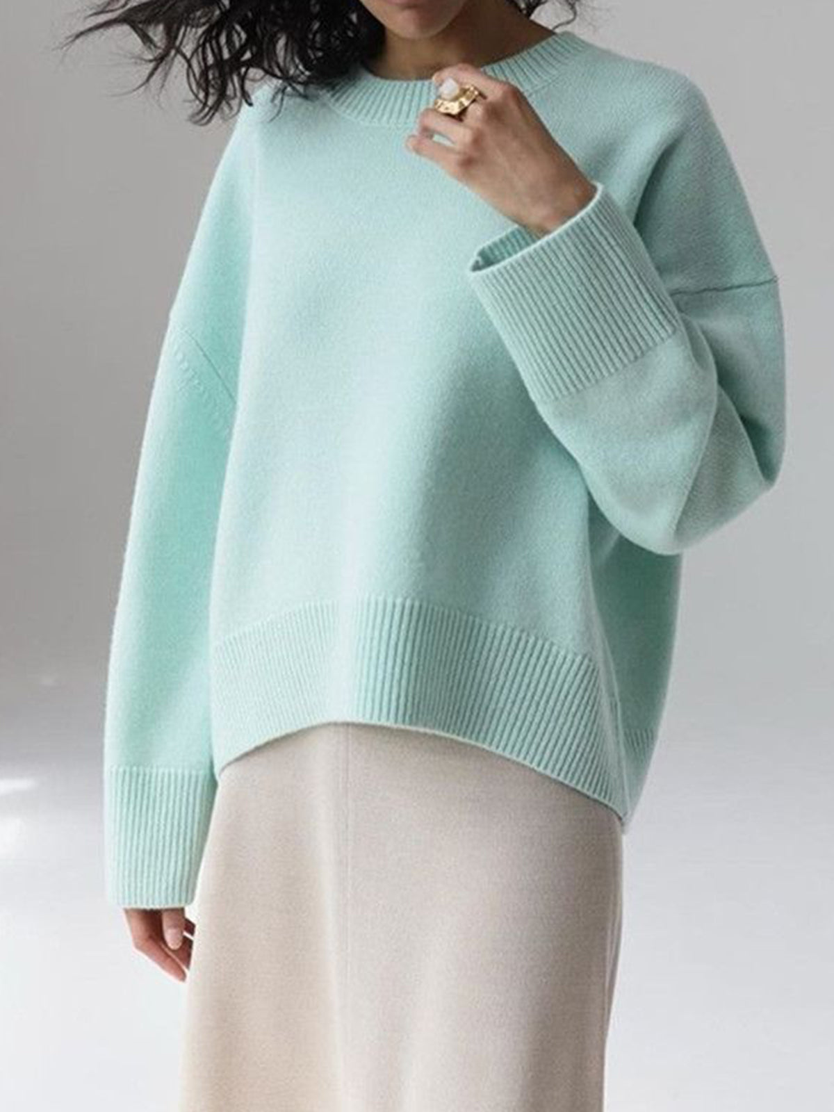 Amara – Oversized Pullover “Cotton Candy”
