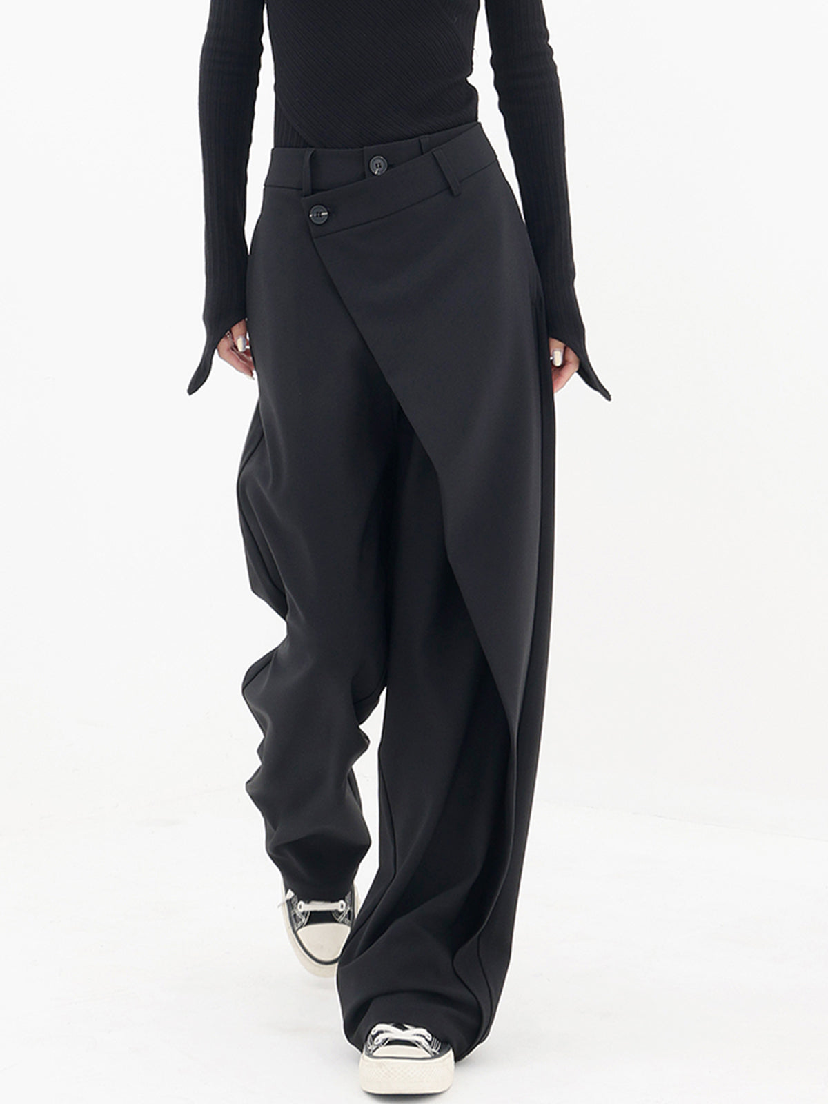 Thalia – Asymmetric Baggy Pants
