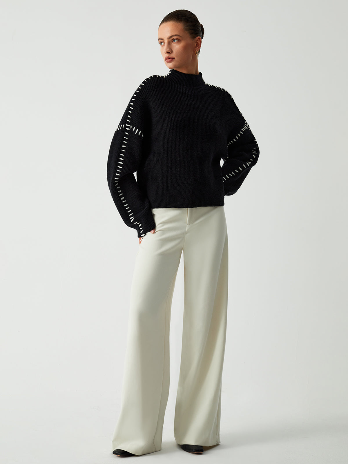 Theresa – Large Turtleneck Sweater