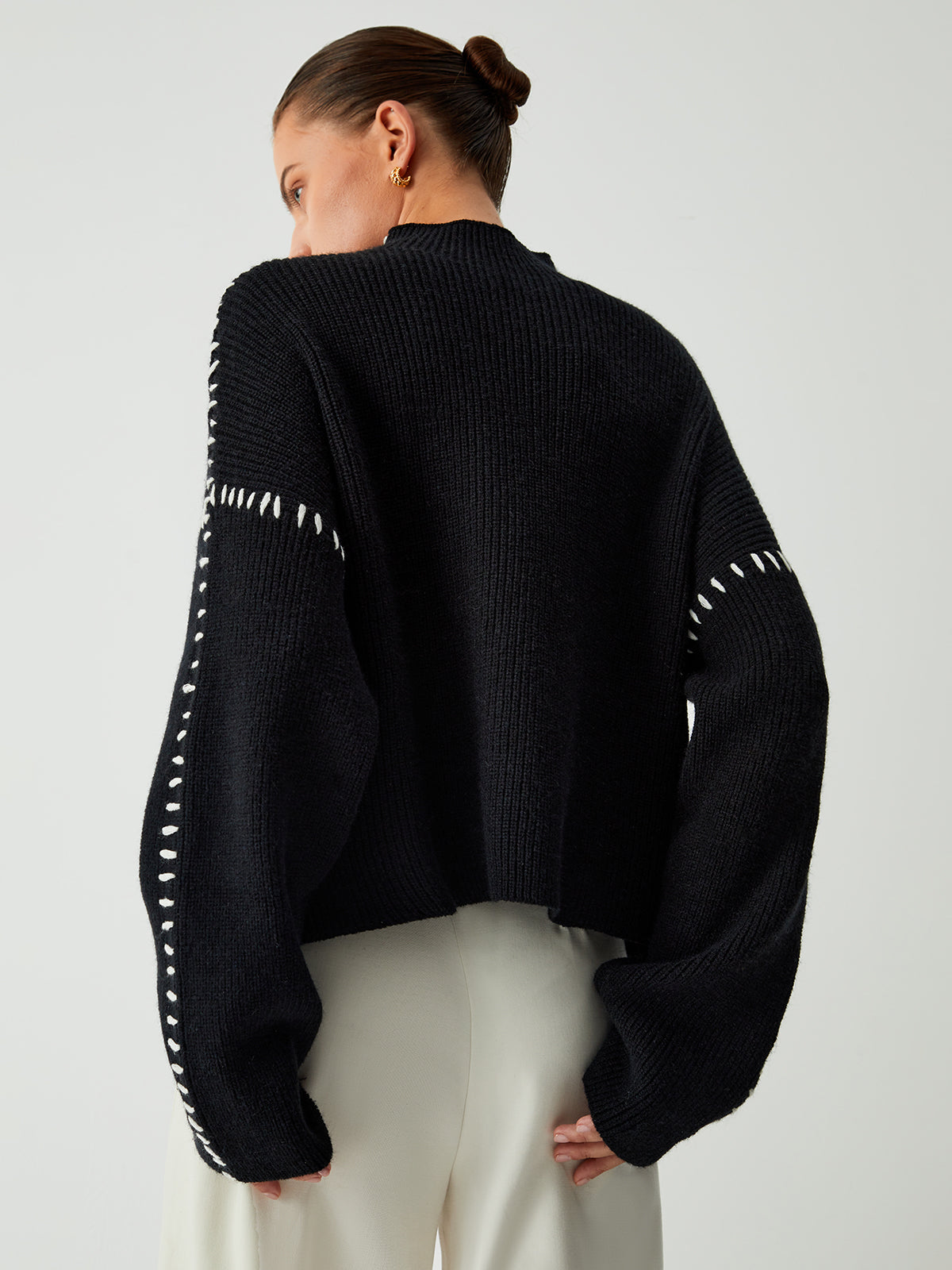 Theresa – Large Turtleneck Sweater