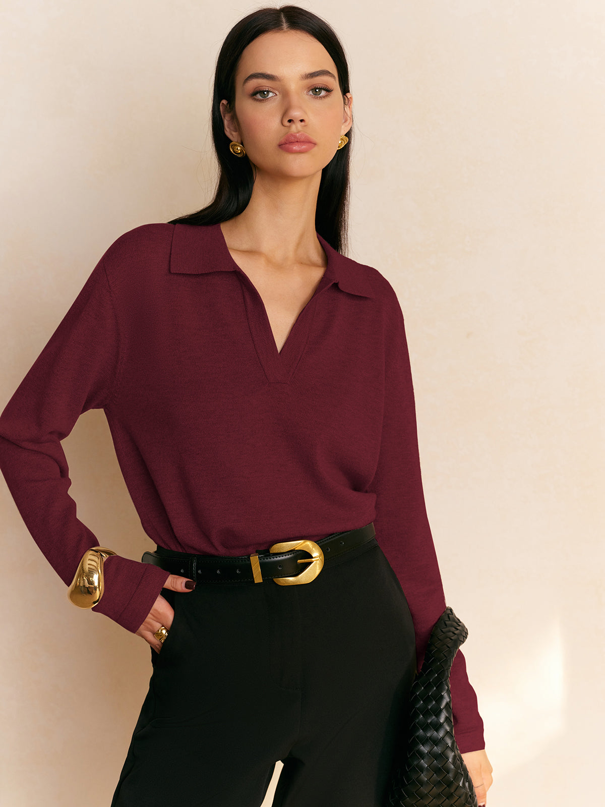 Fiona – Sweater with Casual Collar