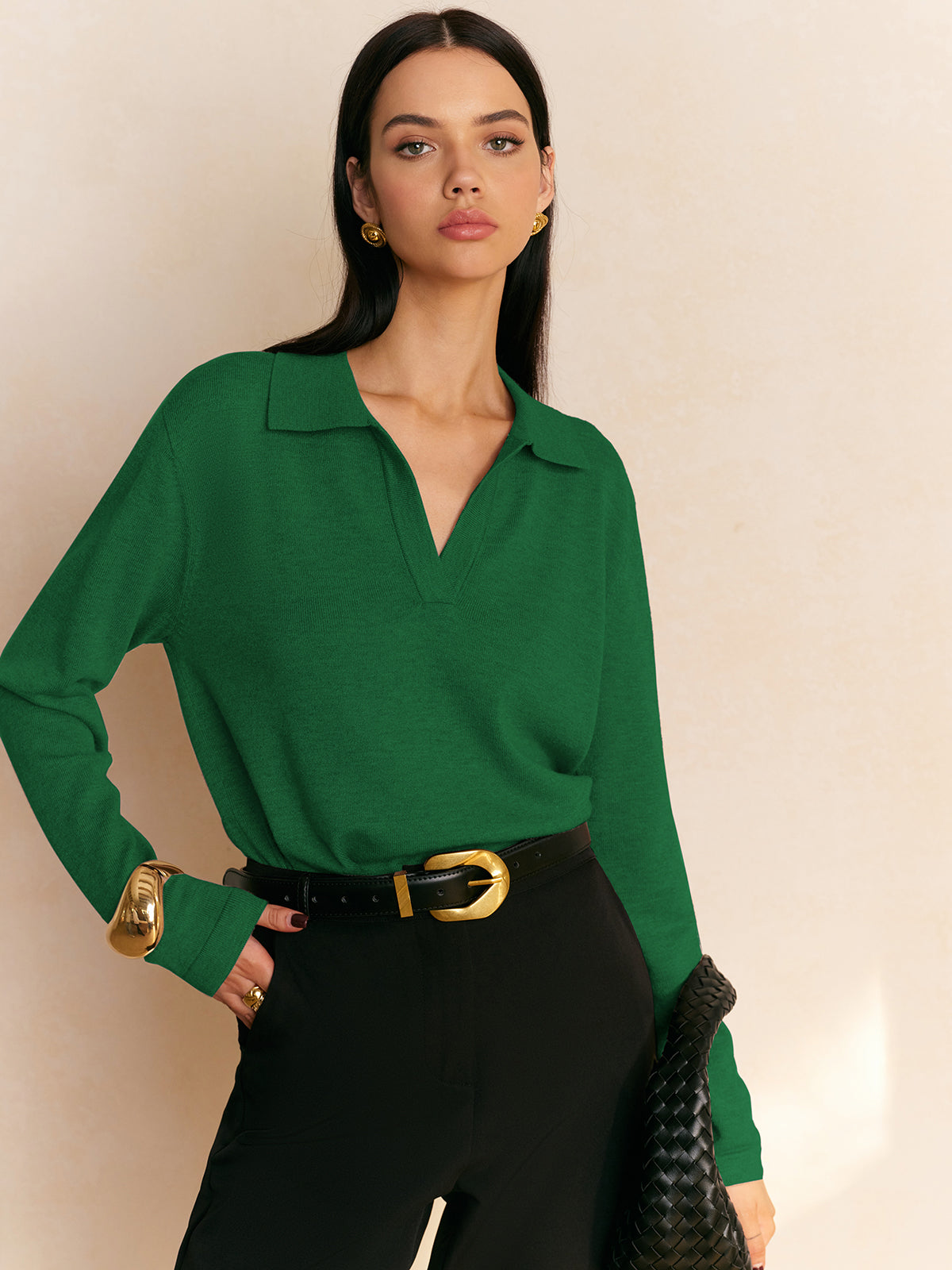 Fiona – Sweater with Casual Collar