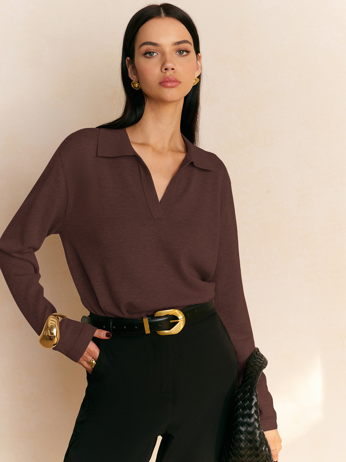 Fiona – Sweater with Casual Collar