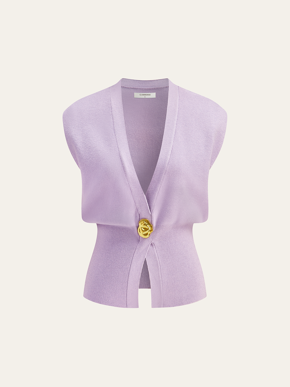 Annalena – V-Neck with Buttons Knit Vest