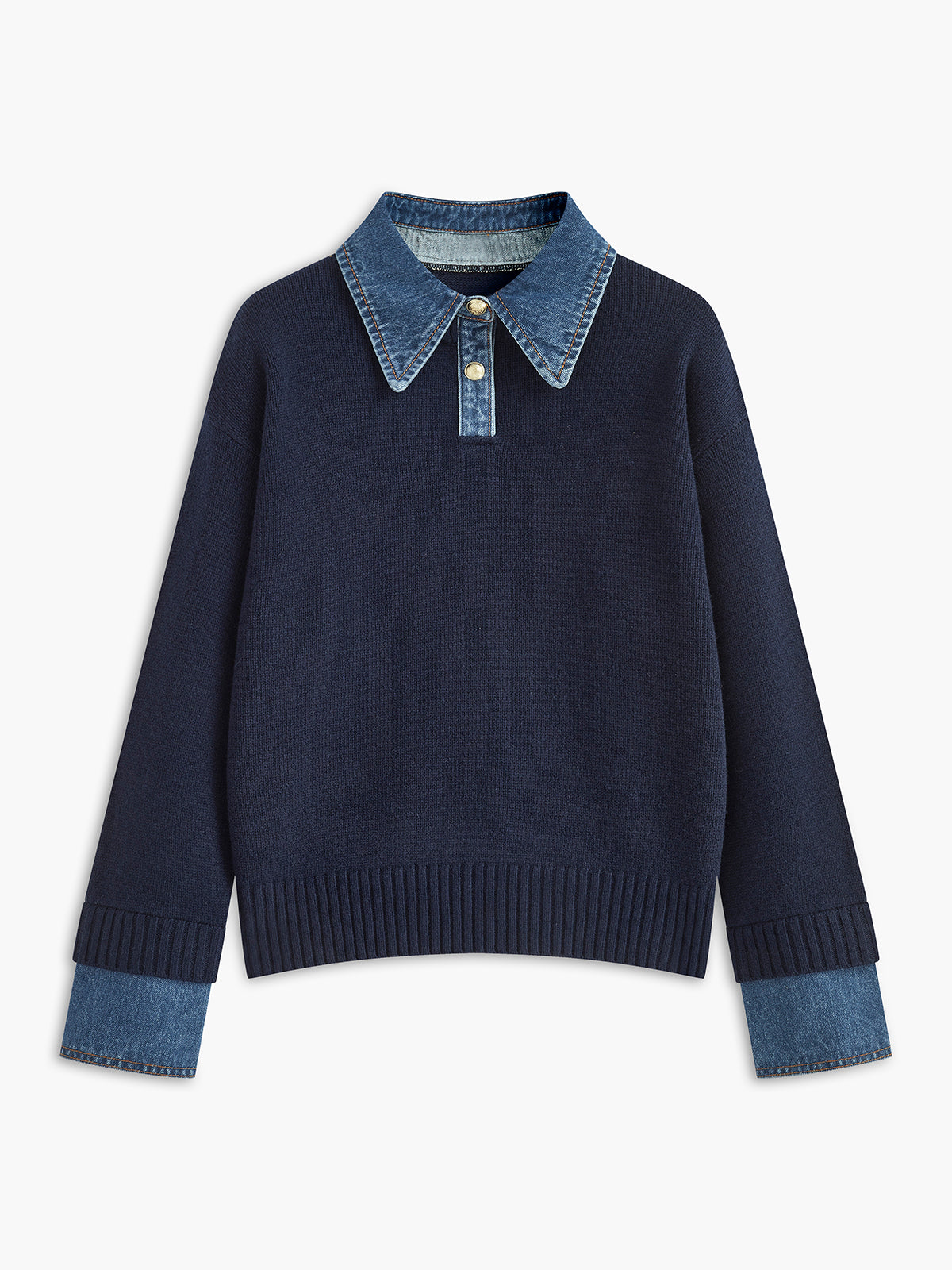 Nellie – 2-in-1 Sweater with Reverse Panel