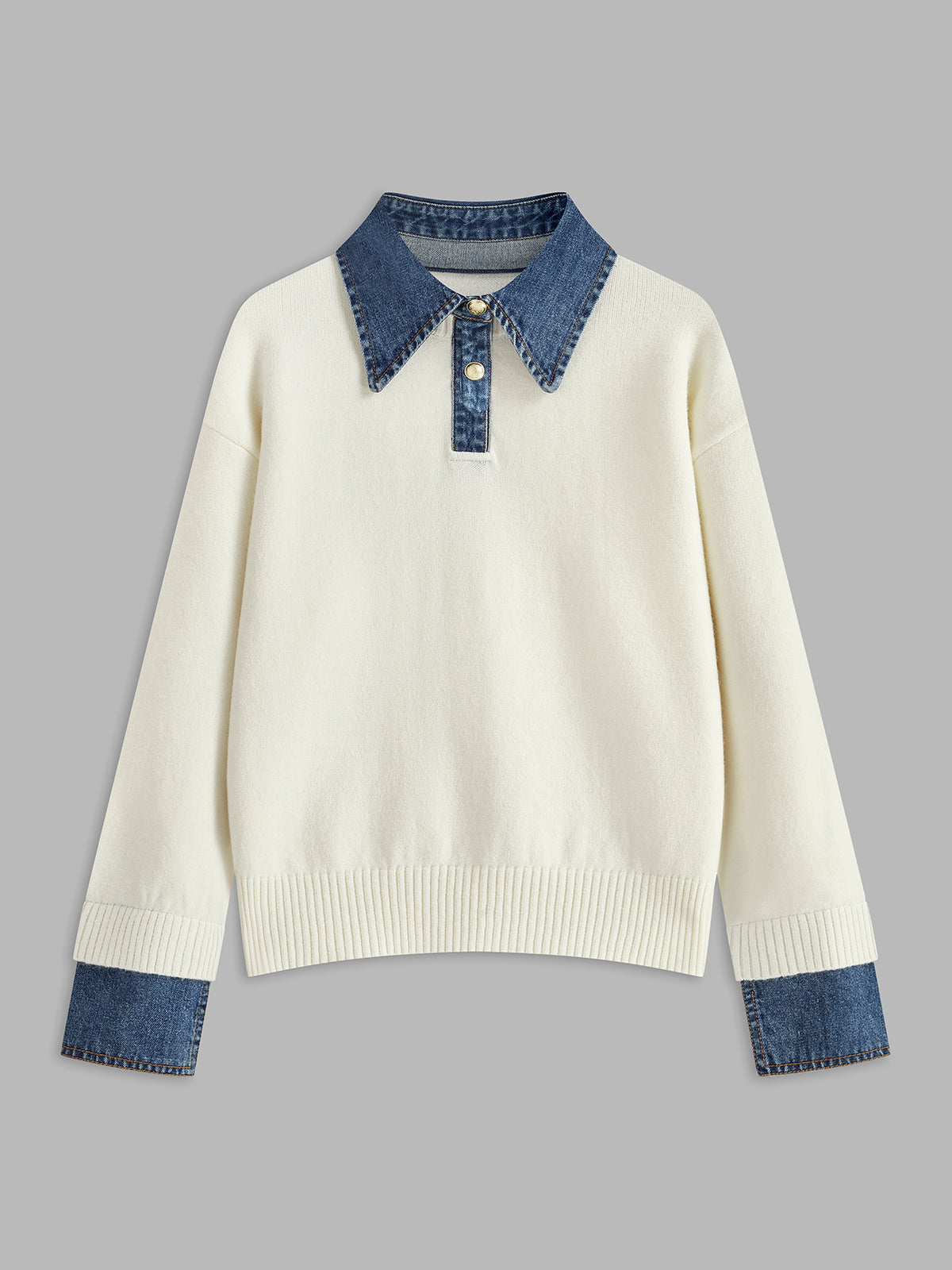 Nellie – 2-in-1 Sweater with Reverse Panel