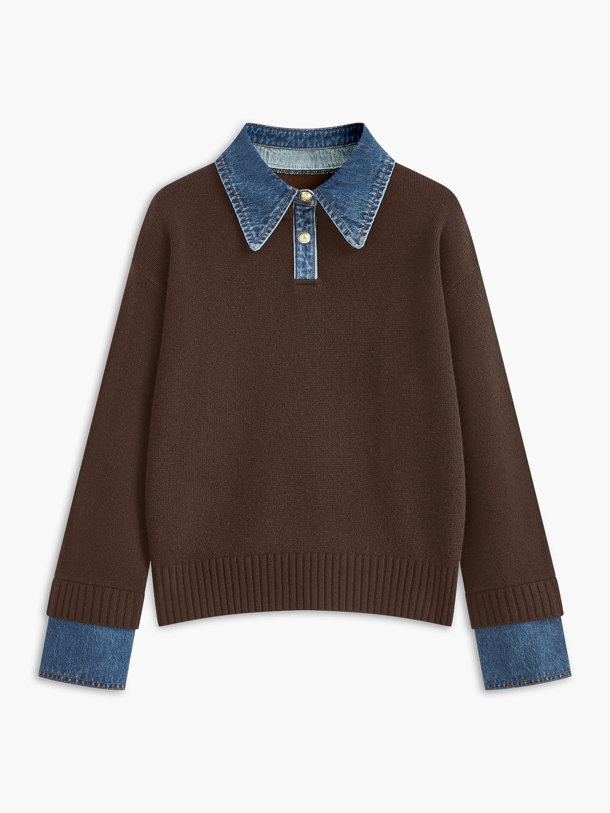 Nellie – 2-in-1 Sweater with Reverse Panel