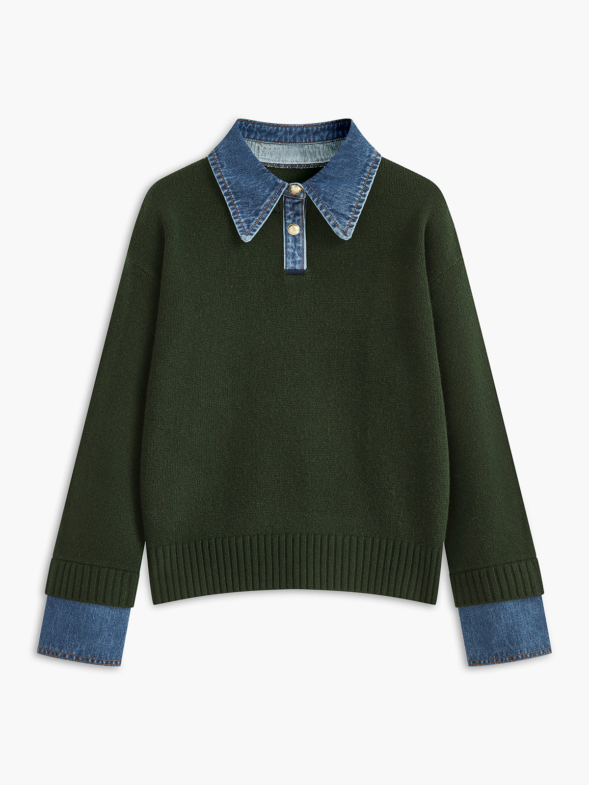 Nellie – 2-in-1 Sweater with Reverse Panel