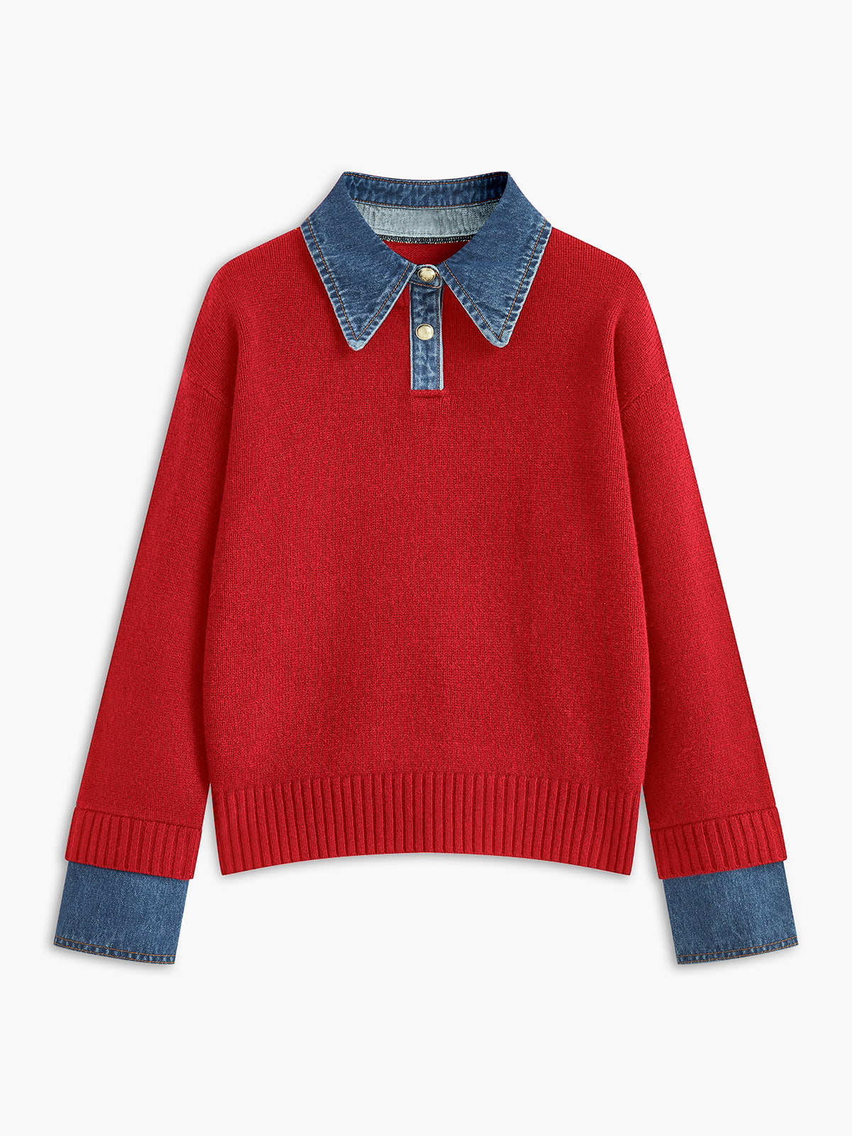 Nellie – 2-in-1 Sweater with Reverse Panel