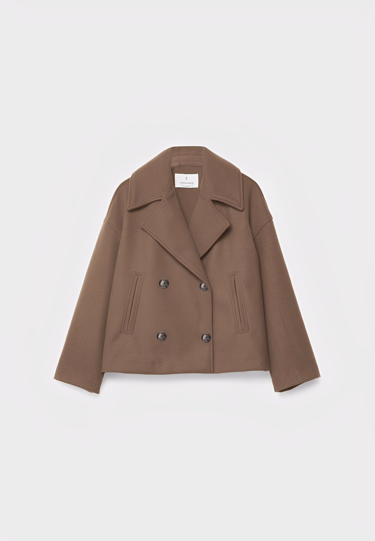 Claire – Elegant Short Double-Breasted Jacket
