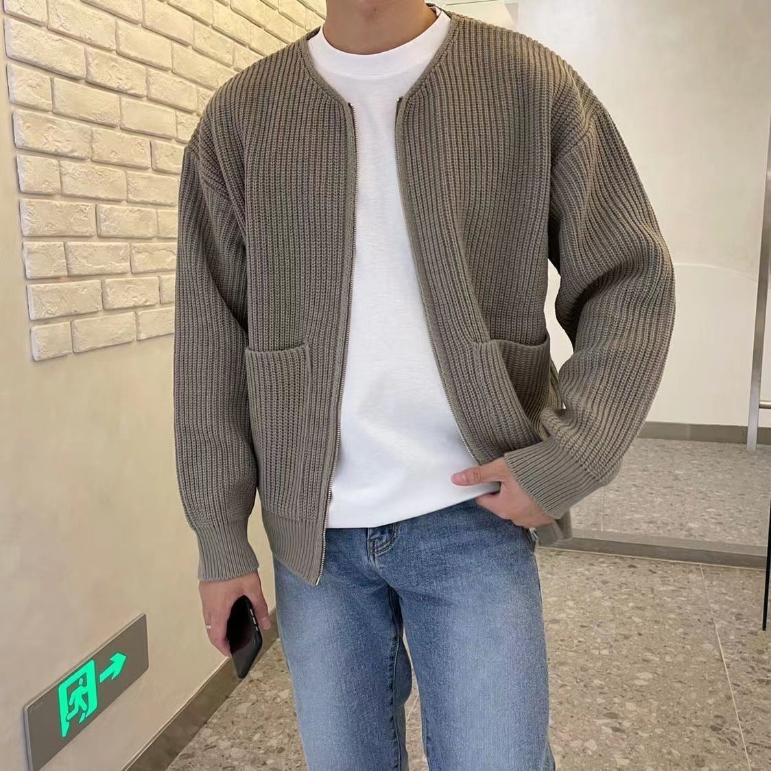 Ronan – Knitted Men's Cardigan