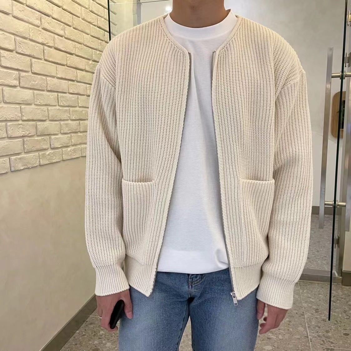 Ronan – Knitted Men's Cardigan