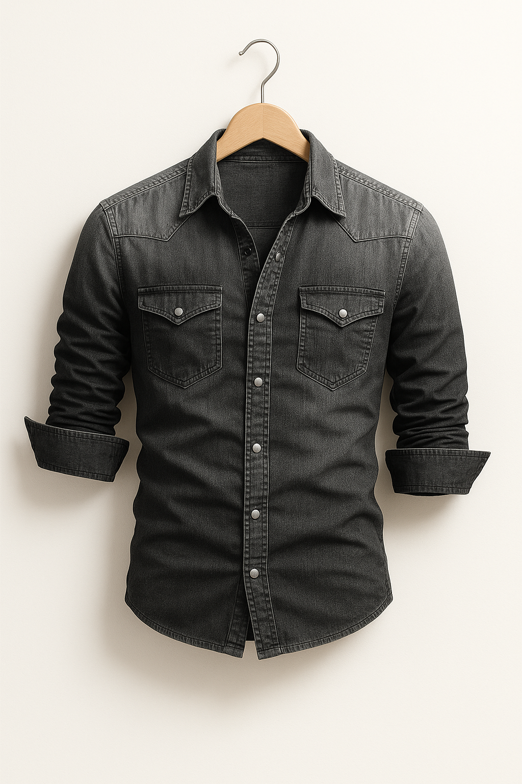 Maxime - Casual Denim Shirt for Men