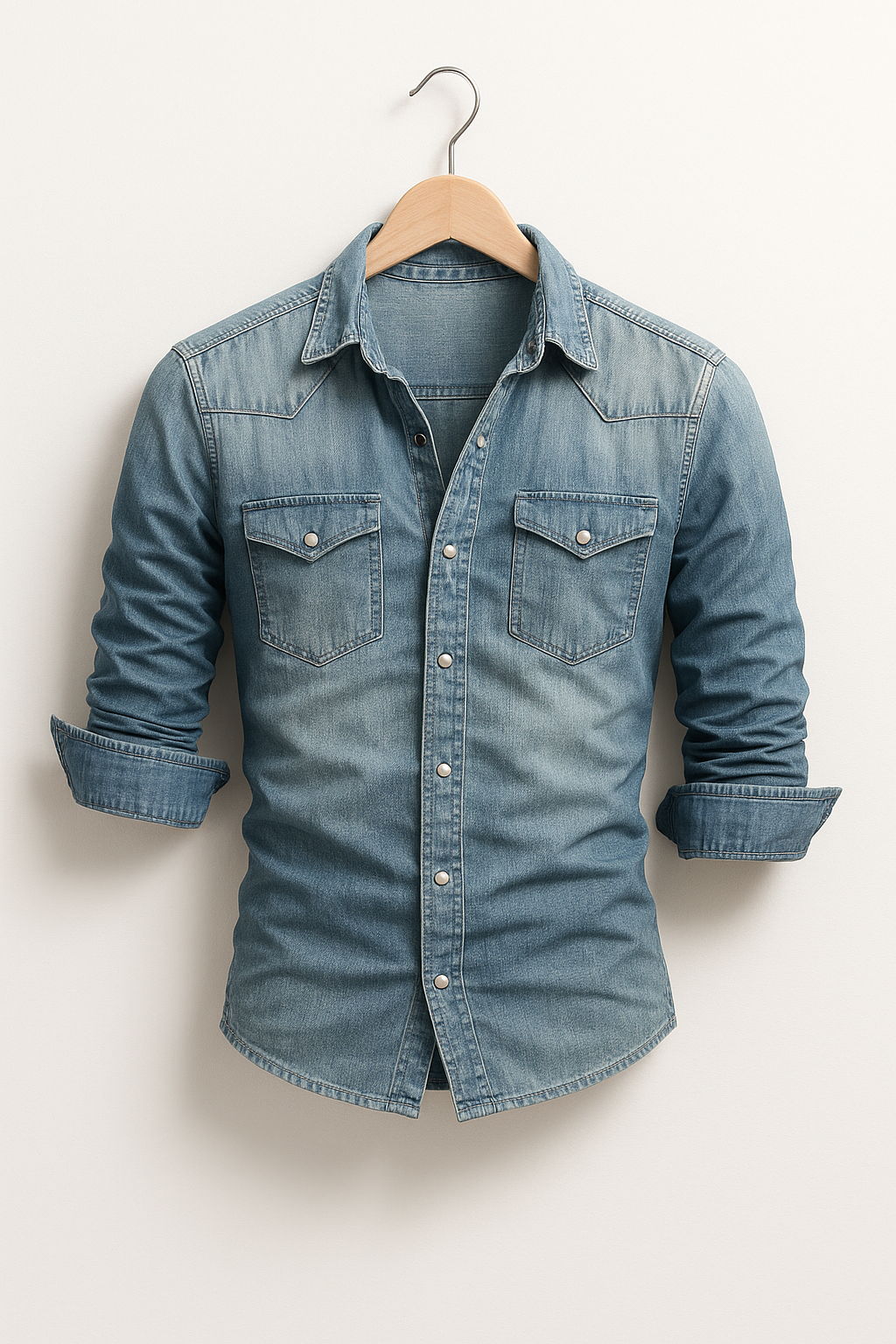 Maxime - Casual Denim Shirt for Men