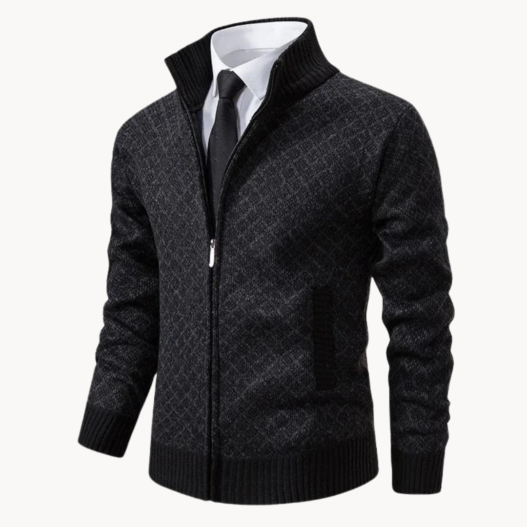 Julien – Knitted Jacquard Turtleneck
