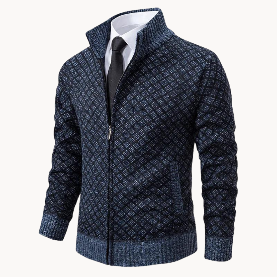 Julien – Knitted Jacquard Turtleneck