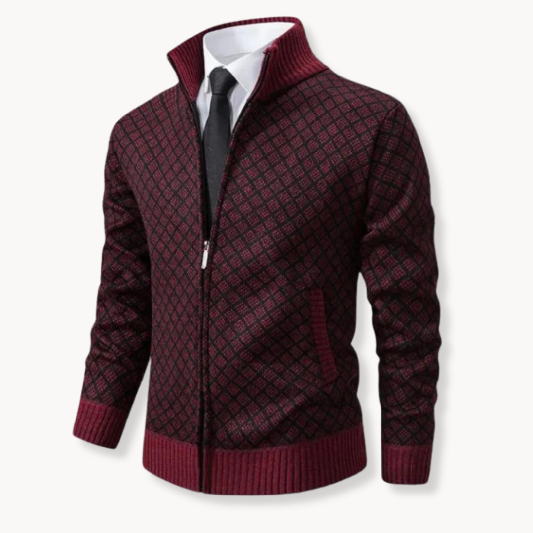 Julien – Knitted Jacquard Turtleneck