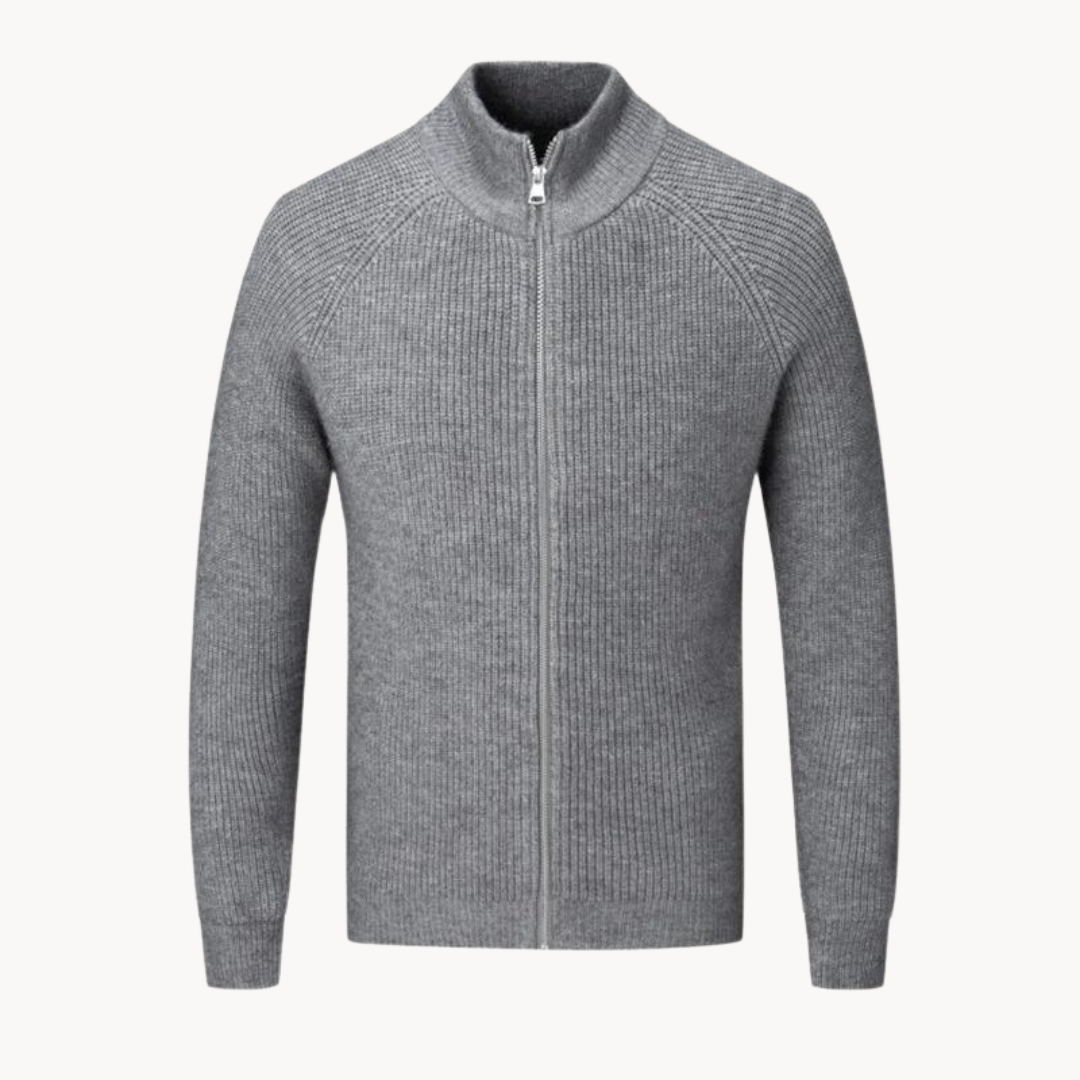 Sebastian – Sweater with Full Zipper
