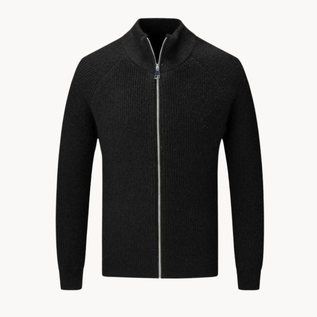 Sebastian – Sweater with Full Zipper