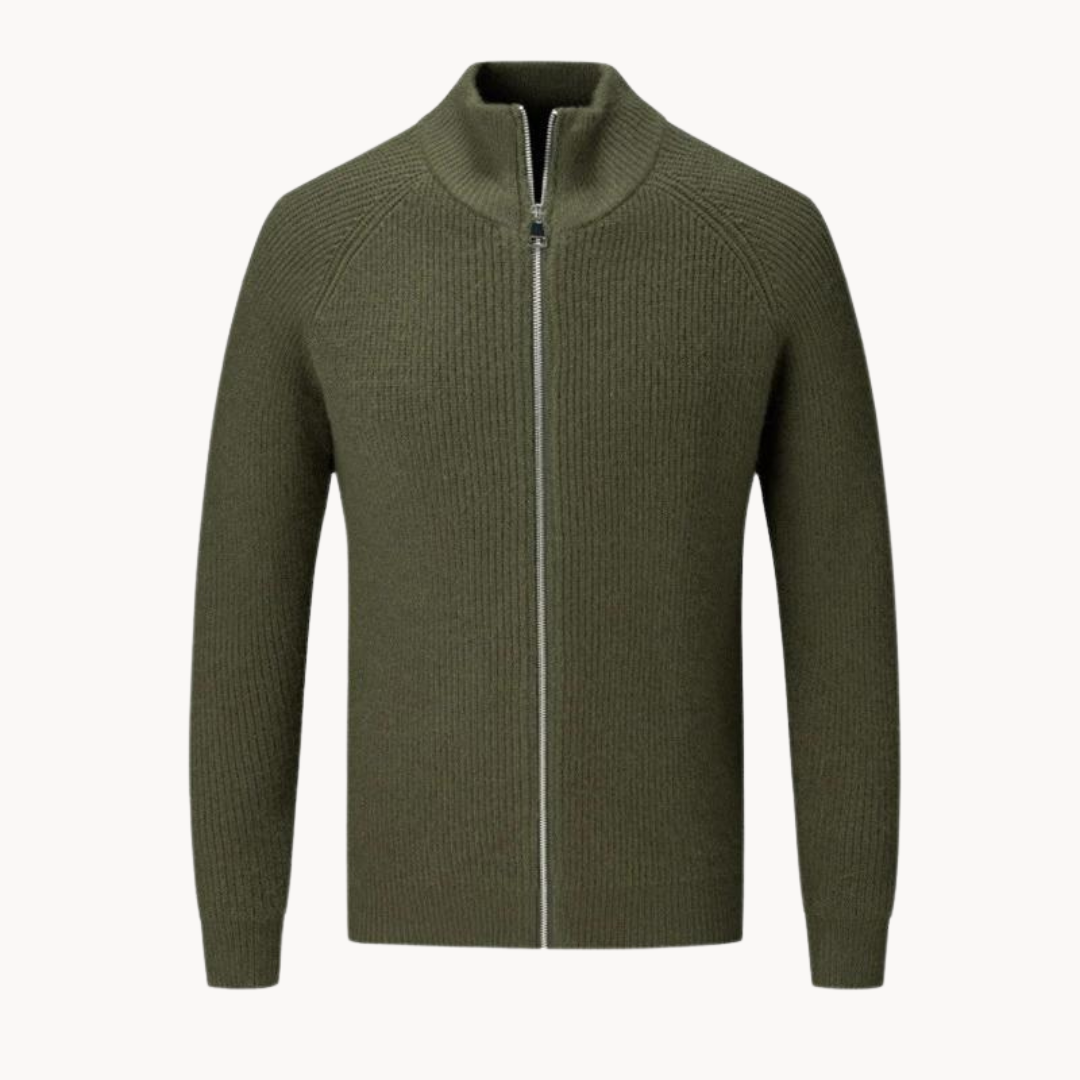 Sebastian – Sweater with Full Zipper