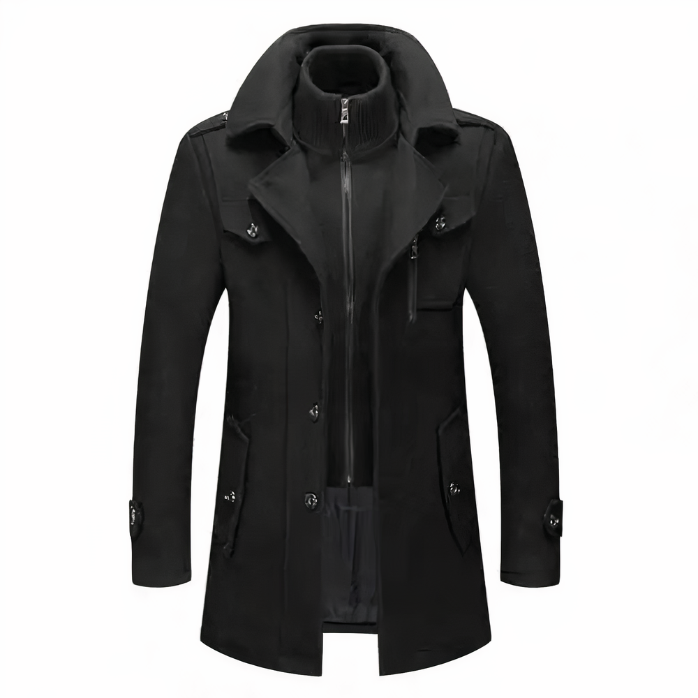 Grayson – Trendy Double Collar Jacket Men
