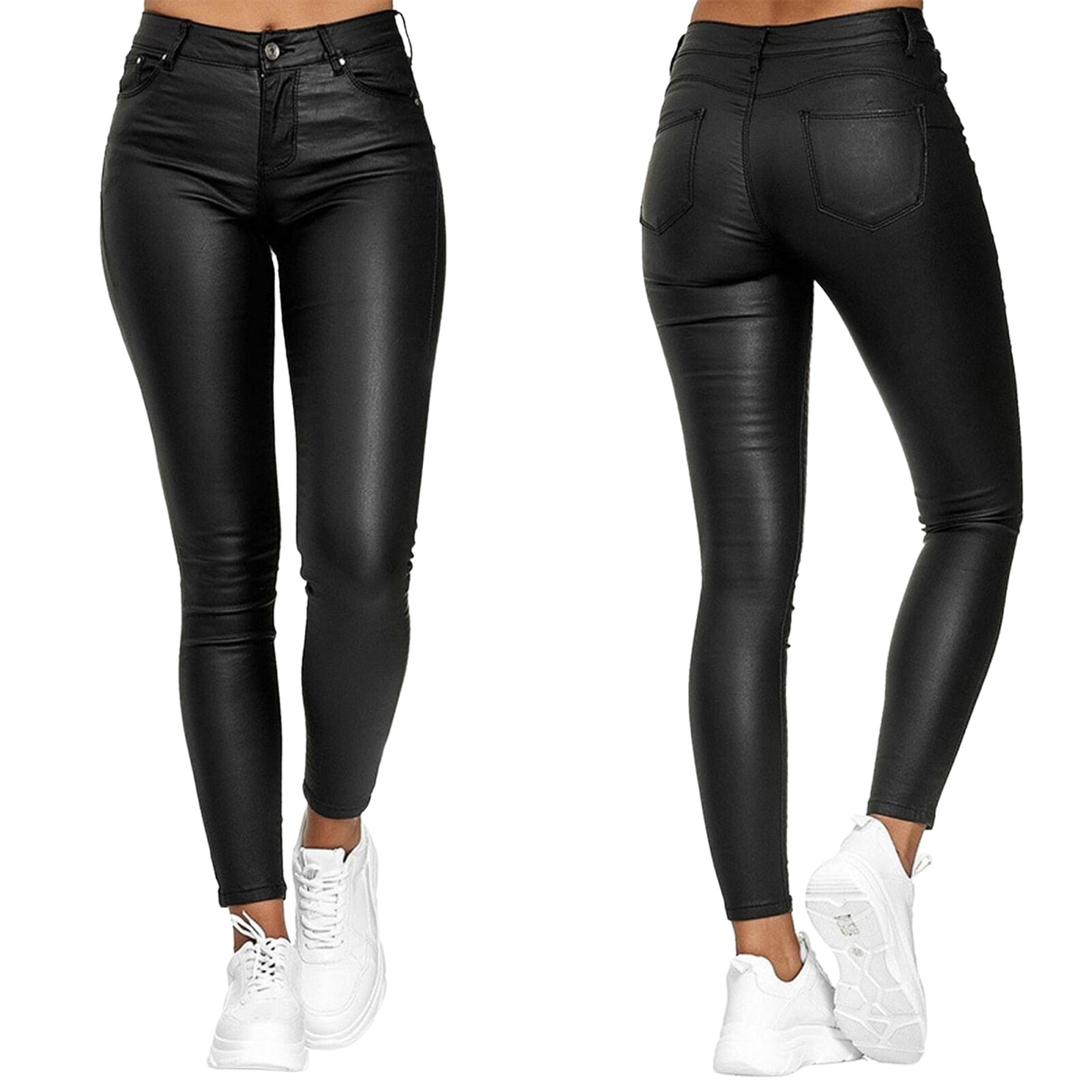 Dina – Stretch Leather Pants
