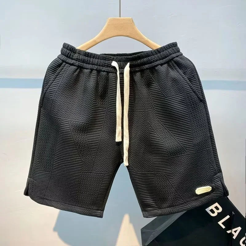 Carl – Men's Shorts Herringbone Pattern
