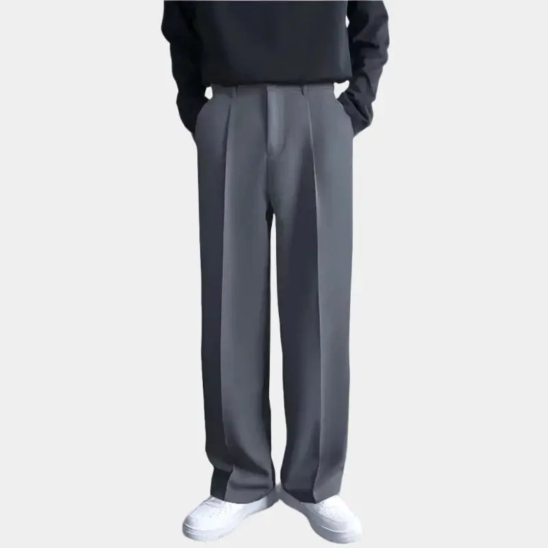 Emil – Men Wide Pants with Pleats