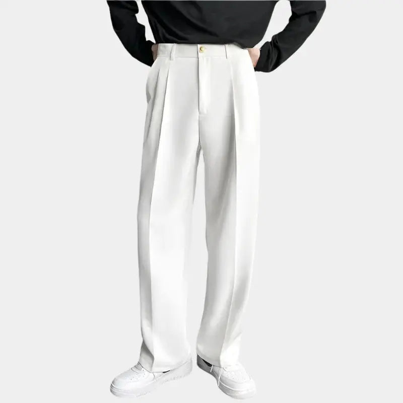 Emil – Men Wide Pants with Pleats