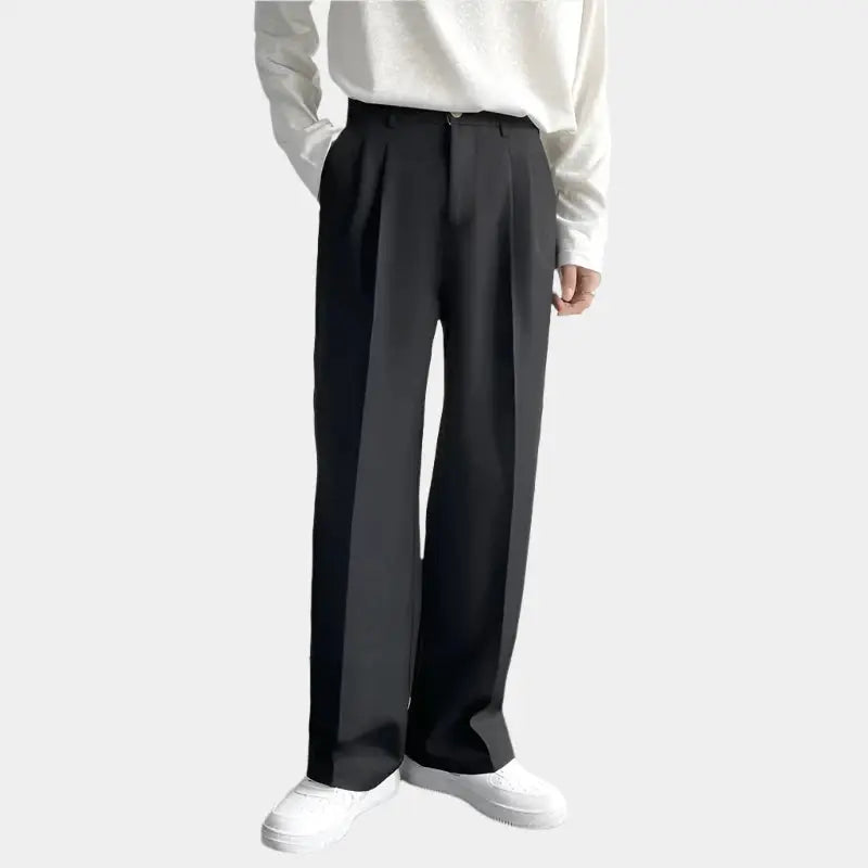 Emil – Men Wide Pants with Pleats