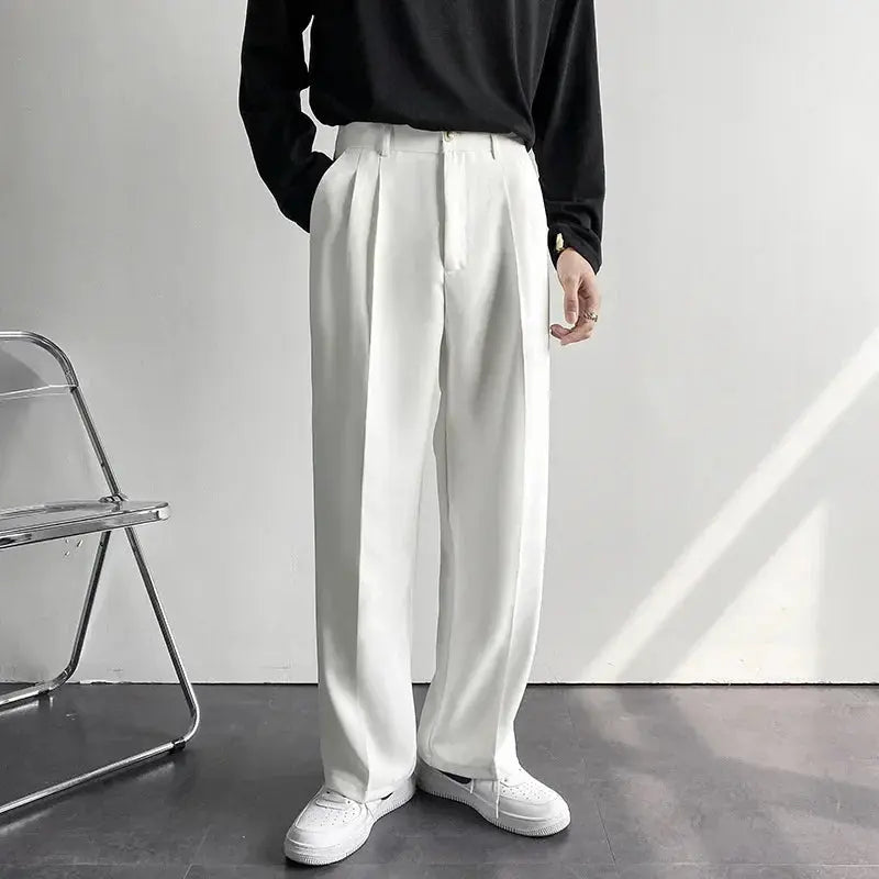 Emil – Men Wide Pants with Pleats